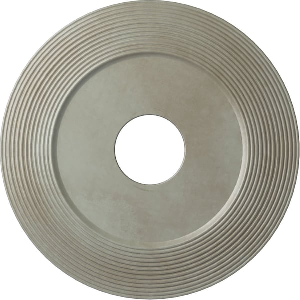 Ekena Millwork Adonis Ceiling Medallion (Fits Canopies up to 10 1/4"), 16 1/8"OD x 3 5/8"ID x 1"P, Flash Gold CM16ADFLS - main